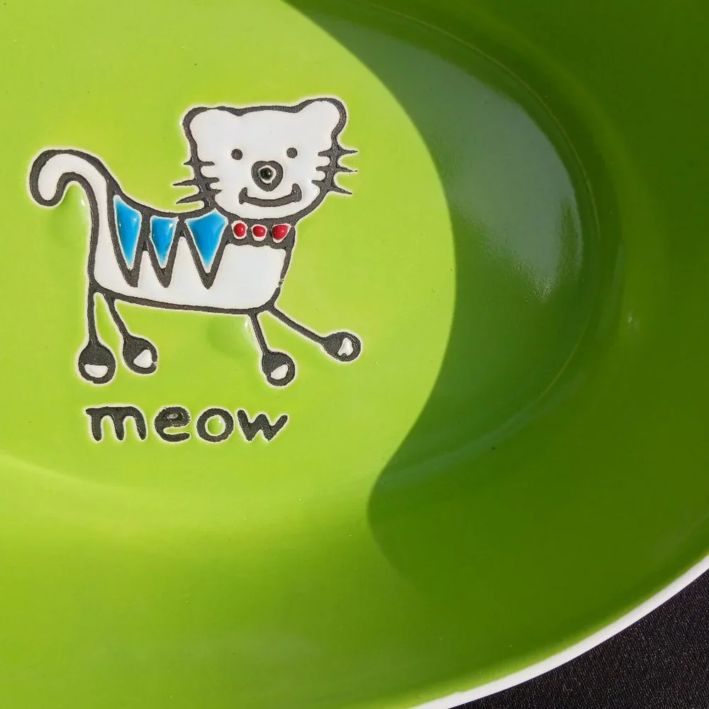 Cat Kitten Food Bowl